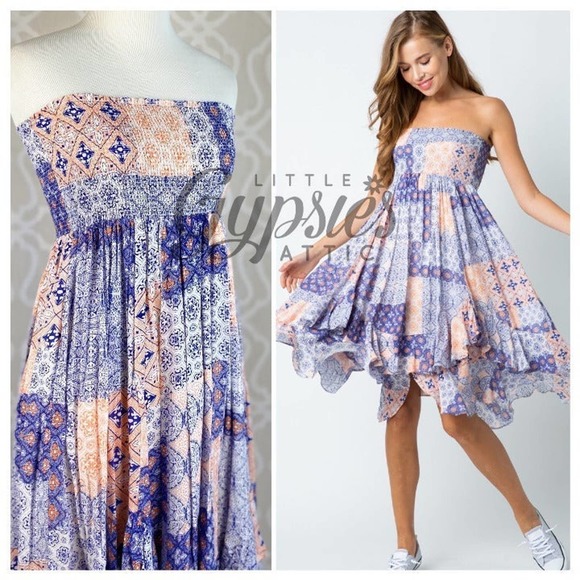 The Kris Bohemian Handkerchief Dress - Picture 5 of 12